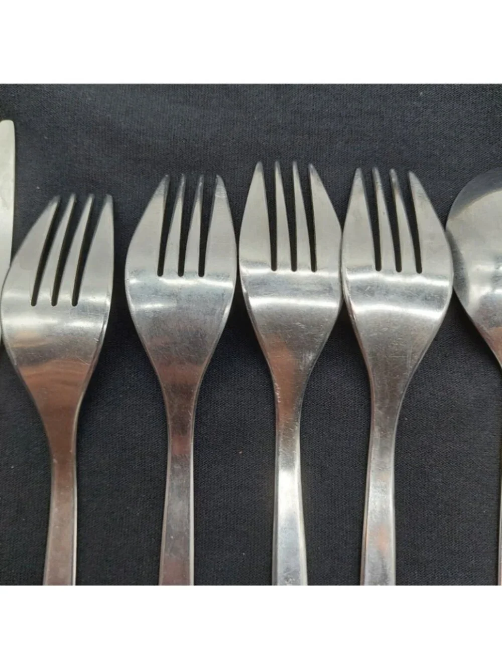 IKEA 4 Forks, 3 Knives & 1 Spoon Stainless Lot Of 8